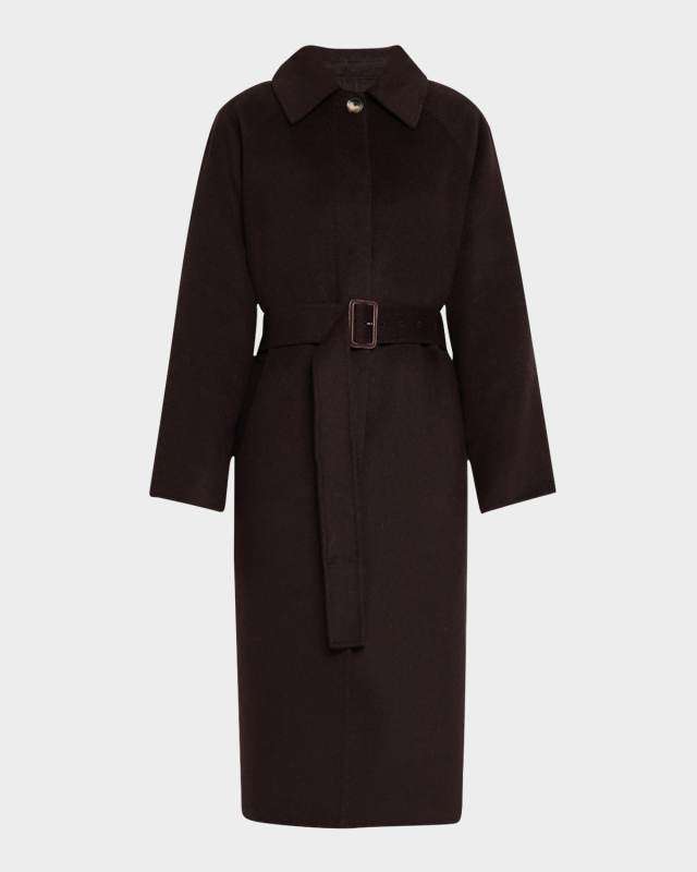 Juliette Long Brushed Wool Coat